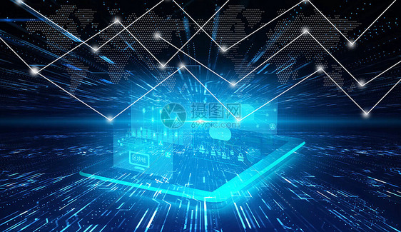 網絡科技創意背景圖片下載-正版圖片500516295